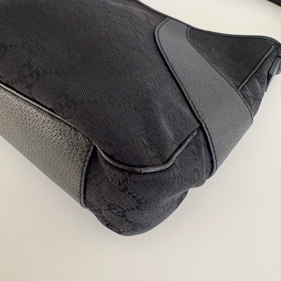 Auth VTG Y2K GUCCI Black Monogram Bag - Picture 6 of 12